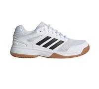 adidas Speedcourt Junior Indoor Court Shoes | UK J1 in Cloud White/Core Black/Gum