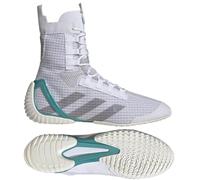 Adidas Speedex 23 Boxing Boots White Teal Adult Boxing Shoes Boxing Trainers