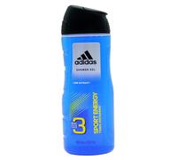 ADIDAS SPORT ENERGY TONIC RECHARGE SHOWER GEL BIG 400ML BOTTLE 3 PACK