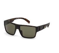 Adidas Sport Man SP0006 52N Sunglasses Plastic Havana Green Geometric Normal