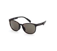 Adidas Sport Man SP0036 52E Sunglasses Plastic Havana Brown Round Normal