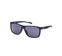 Adidas Sport Man SP0067 02A Sunglasses Injected Black Grey Geometric Normal