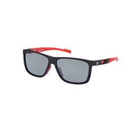 Adidas Sport Man SP0067 05D Sunglasses Injected Black Grey Geometric Polarized