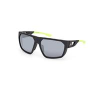 Adidas Sport Man SP0097 02C Sunglasses Injected Round Normal