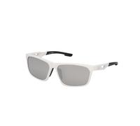 Adidas Sport Man SP0101 21C Sunglasses Injected White Smoke Squared Normal