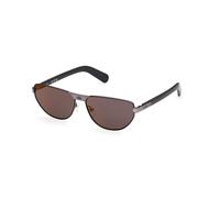 Adidas Sport OR0143 02G Unisex Sunglasses Black Brown Geometric Normal