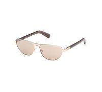 Adidas Sport OR0143 32G Unisex Sunglasses Gold Brown Geometric Normal