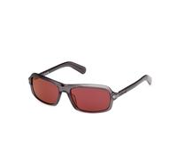 Adidas Sport OR0144 20U Unisex Sunglasses Acetate Grey Bordeaux Squared Normal