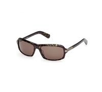 Adidas Sport OR0144 52N Unisex Sunglasses Acetate Havana Green Squared Normal