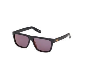 Adidas Sport OR0147 02G Unisex Sunglasses Acetate Black Brown Squared Normal