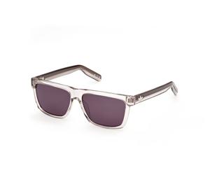Adidas Sport OR0147 57Y Unisex Sunglasses Acetate Beige Smoke Squared Normal