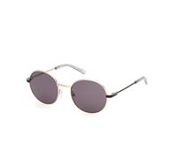 Adidas Sport OR0153 32A Unisex Sunglasses Injected Gold Smoke Round Normal