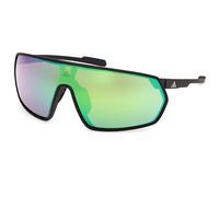 Adidas Sport Sp0088 Sunglasses Black Green Mirror/CAT3