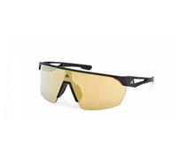 adidas Sport SP0103 Glasses black with mirrored yellow lenses