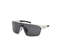 adidas SP0108 Sport Glasses white with mirrored black lenses