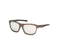 Adidas Sport SP0118 49G Man Sunglasses Injected Brown Brown Squared Normal
