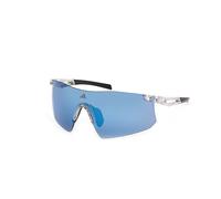 Adidas Sport SP0122 KAPHIROS 26X Man Sunglasses Injected Transparent Blue Mask Normal