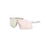 Adidas Sport SP0123 KENTRO 26G Man Sunglasses Injected Transparent Brown Mask Normal