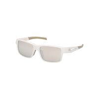Adidas Sport SP0125 KLEON 21G Man Sunglasses Injected White Brown Squared Normal