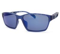 Adidas Sport Sunglasses Dark Matte Blue / Blue Mirror Lenses SP0024 91V