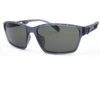 Adidas Sport Sunglasses Semi Opaque Matte Grey / Dark Green Lenses SP0024 20N