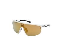 Adidas Sport Unisex SP0099 21G Sunglasses Injected White Brown Mask Normal