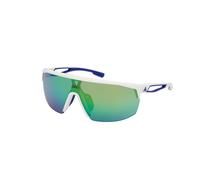Adidas Sport Unisex SP0099 21Q Sunglasses Injected White Green Mask Normal