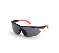Adidas Sport Woman SP0016 02A Sunglasses Injected Black-opaque Grey Mask Normal