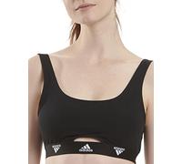 adidas Sports Underwear Women's Scoop Bralette Bustier, Black, XXL