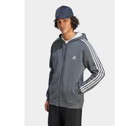 adidas Sportswear 3-Stripes Hooded Sweat Jacket Dark Grey