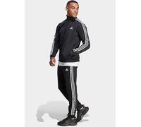 adidas Men's 3 Stripes Tracksuit, Black, XL