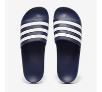 adidas Unisex Adilette Aqua Slides, Dark Blue/Cloud White/Dark Blue, 11 UK