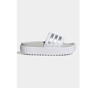 Adidas Womens Adilette Platform Slides Colour: White, Size: 4 UK