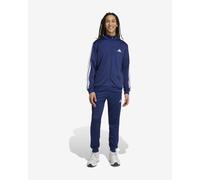 adidas Men's 3 STRIPES FRENCH TERRY TRACKSUITS, dark blue/white, M
