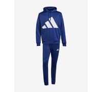 adidas Sportswear Big Logo Tracksuit navy blue white - XS