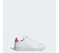 adidas Sportswear Childrens Unisex Advantage Lifestyle Court Lace Shoes - Off-White - Size UK 5