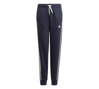 adidas Sportswear Childrens Unisex Essentials 3-Stripes Pants - Navy Cotton - Size 11-12Y