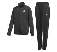 adidas Sportswear Childrens Unisex Essentials Track Suit - Black/White Recycled Material - Size 5-6Y