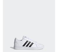 adidas Sportswear Childrens Unisex Grand Court Shoes - Off-White - Size UK 10.5 Kids