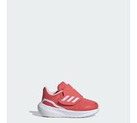 adidas Sportswear Childrens Unisex RunFalcon 3.0 Hook-and-Loop Shoes - Red - Size UK 3 Infant