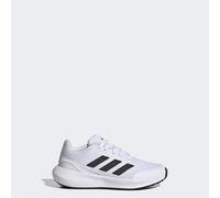 adidas Sportswear Childrens Unisex RunFalcon 3 Lace Shoes - White & Black Textile - Size UK 1