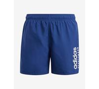 adidas Sportswear Essentials Logo CLX Swim Shorts Blue White Kids - 152