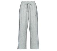 adidas Sportswear Holiday 3-Stripes Fleece Open-Hem Joggers in Grey EU XS