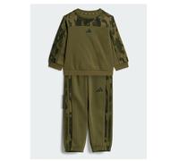 adidas Sportswear Infant Camo Sweat Set, Green, Size 9-12 Months Green
