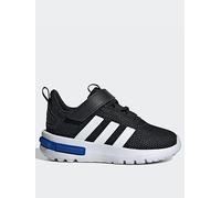 adidas Sportswear Infant Racer Tr23 Elasticated Trainers - Black/white, Core Black/Fwr White/Ryal Blue, Size 3 Younger Core Black/Fwr White/Ryal Blue