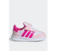 adidas Sportswear Infant Run 70S 20 El Trainers - Multi, White/Shock Pink/Clear Pink, Size 5 Younger White/Shock Pink/Clear Pink