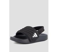 adidas Sportswear Infant Unisex Adilette Estrap 2.0 Sandals- Blac, Core Black, Size 3 Younger Core Black