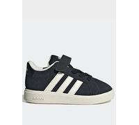 adidas Unisex Baby Grand Court 00s Shoes Infants, Core Black/Off White/Cloud White, 6 UK Child