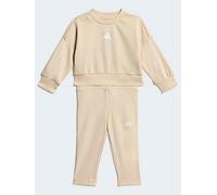 adidas Sportswear Infant Unisex Seasonals Sweat Set Infants, Beige, Size 9-12 Months Beige