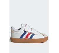 adidas Sportswear Infant Unisex VL Court 3.0 Shoes Kids - White, Ft Whit/Tm Ryal Blu/Be Scarlet, Size 6 Younger Ft Whit/Tm Ryal Blu/Be Scarlet